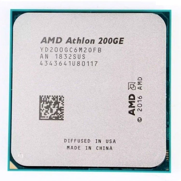 CPU AMD Athlon 200GE | 3.2GHz, AM4, 2 Cores 4 Threads