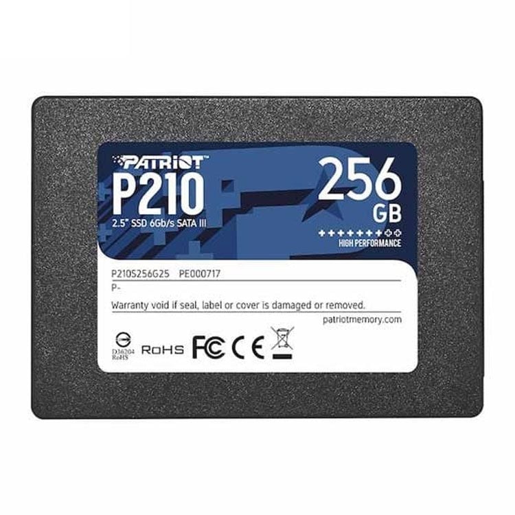 Ổ Cứng SSD 256G Patriot P210GB Sata III 6Gb/s (P210S256G25)