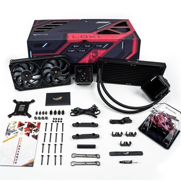  Tản nhiệt nước VALKYRIE Loki V240 | RGB, Đen 