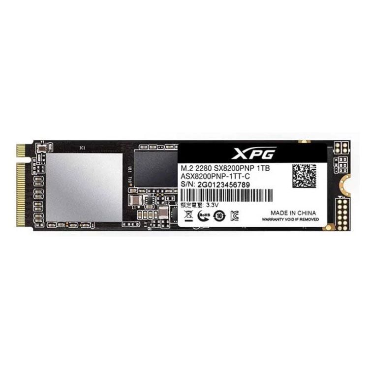 Ổ cứng SSD 1TB Adata SX8200 Pro M.2 NVMe PCIe Gen3x4 (ASX8200PNP-1TT-C)