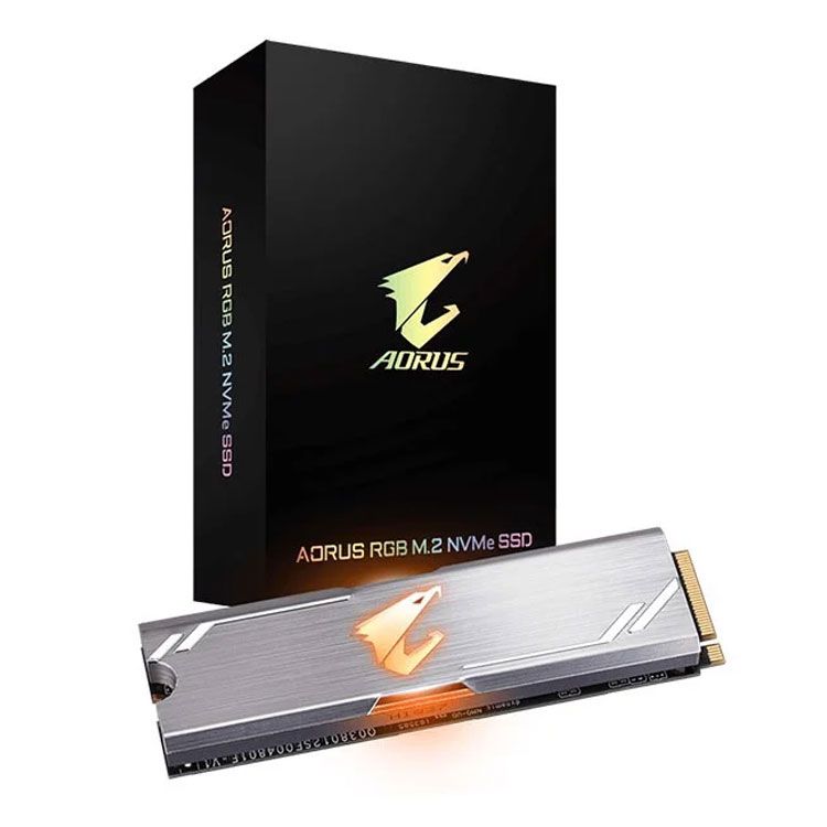 Ổ cứng SSD 256G Gigabyte Aorus RGB M.2 NVMe PCIe (GP-ASM2NE2256GTTDR)