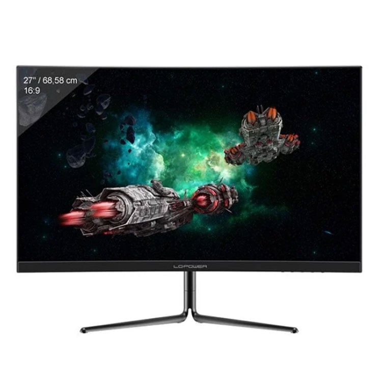 Màn hình 27 inch LC-POWER (LC-M27-FHD-165-C-V2) FHD 165Hz VA Cong Chính Hãng