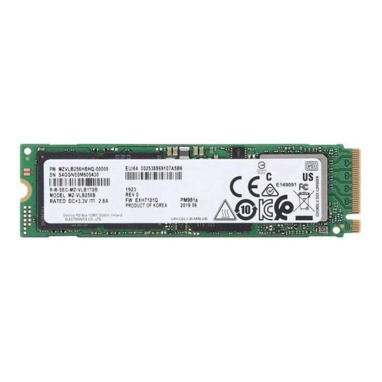 Ổ cứng SSD 256G Samsung PM981A M.2 NVMe PCIe 2280 (MZ-VLB256B)