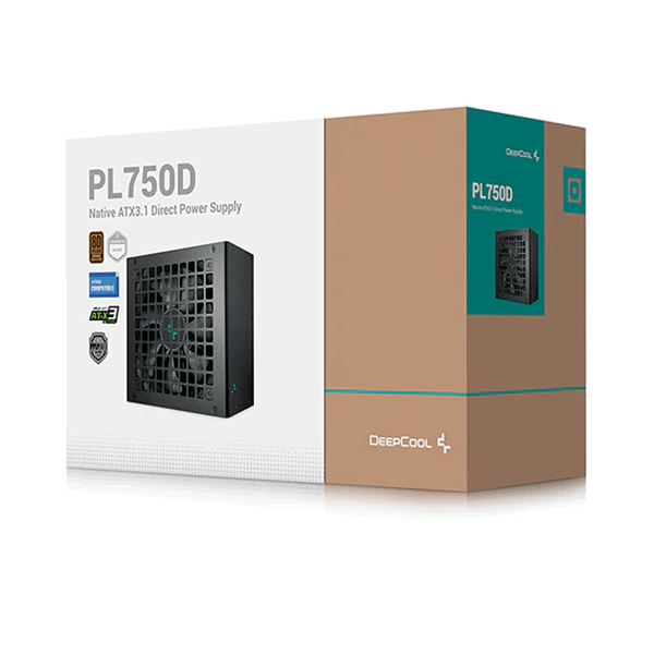  Nguồn máy tính Deepcool 750W PL750D 80 Plus Bronze 230V - Đen | Non Modular, ATX 