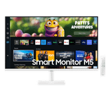  Màn hình thông minh Samsung M5 LS32CM501EEXXV | 32 inch, Full HD, VA, 60Hz, 4ms, HDR10, phẳng, WiFi 5, Bluetooth 5.2, remote, trắng 