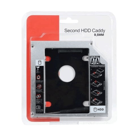 Caddy Bay Mỏng 9.5mm (Lắp thay SSD cho Laptop)