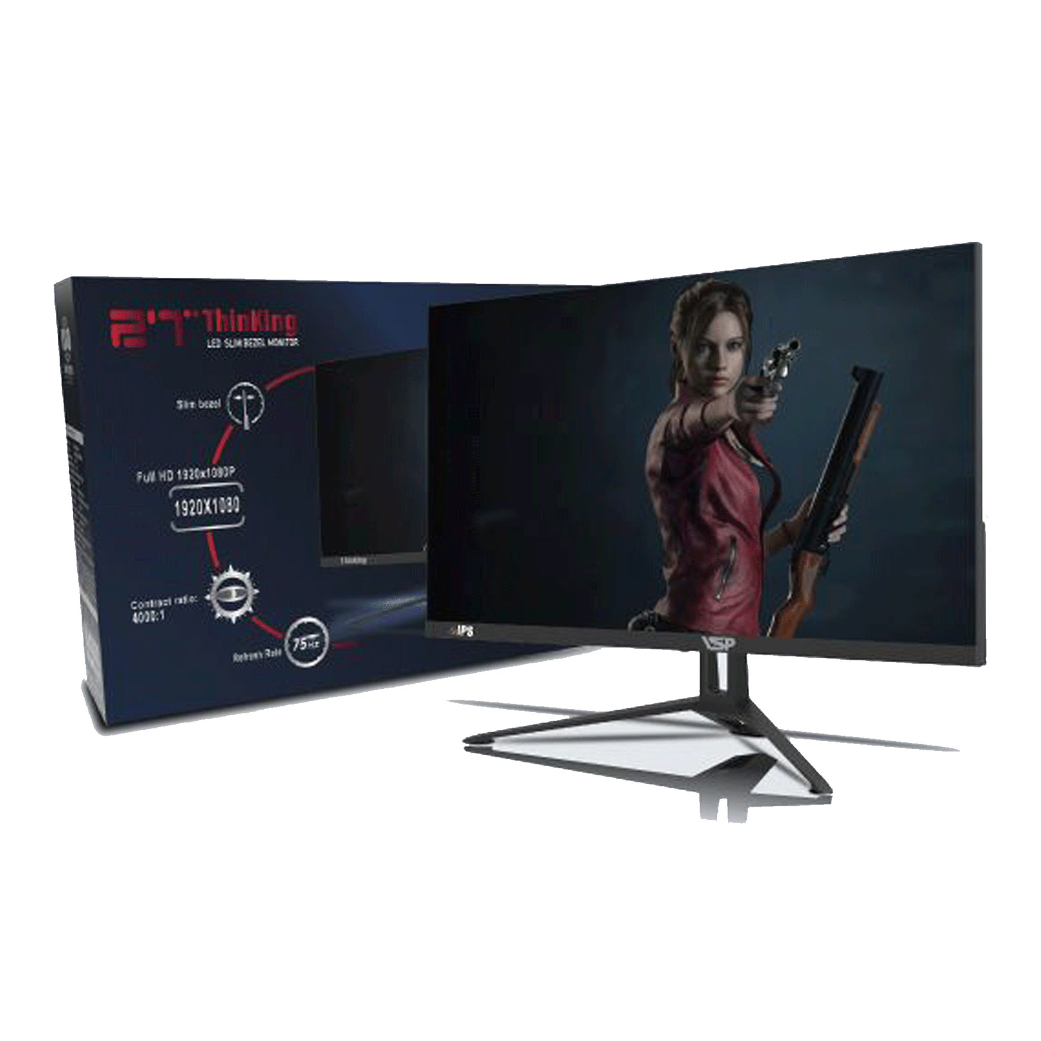 Màn hình văn phòng VSP V2704S QSD | 27 inch, FHD, IPS, 75Hz, 5ms