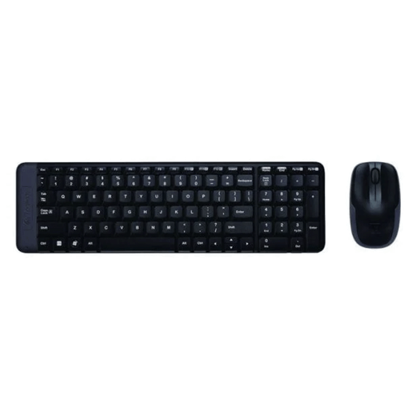  Combo phím chuột văn phòng Logitech MK220 | Wireless, Fullsize, Black 