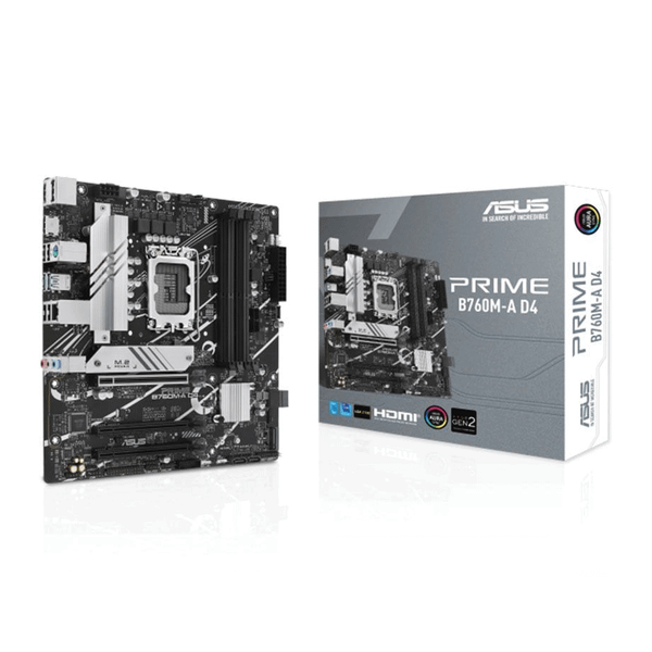  Mainboard ASUS Prime B760M-A DDR4 | LGA 1700, mATX, 4 khe RAM 