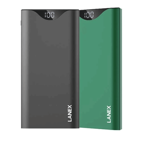 Pin Dự Phòng Polymer A+ 3.0A – PD – QC3.0 – 18W Lanex LPB-P07 10000mAh (Màn hình LED, 1 Cổng USB/ 1 Cổng Type-C)