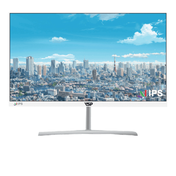  Màn hình Gaming VSP IP2407S trắng | 23.8 inch, Full HD, IPS, 100Hz, 5ms, phẳng 
