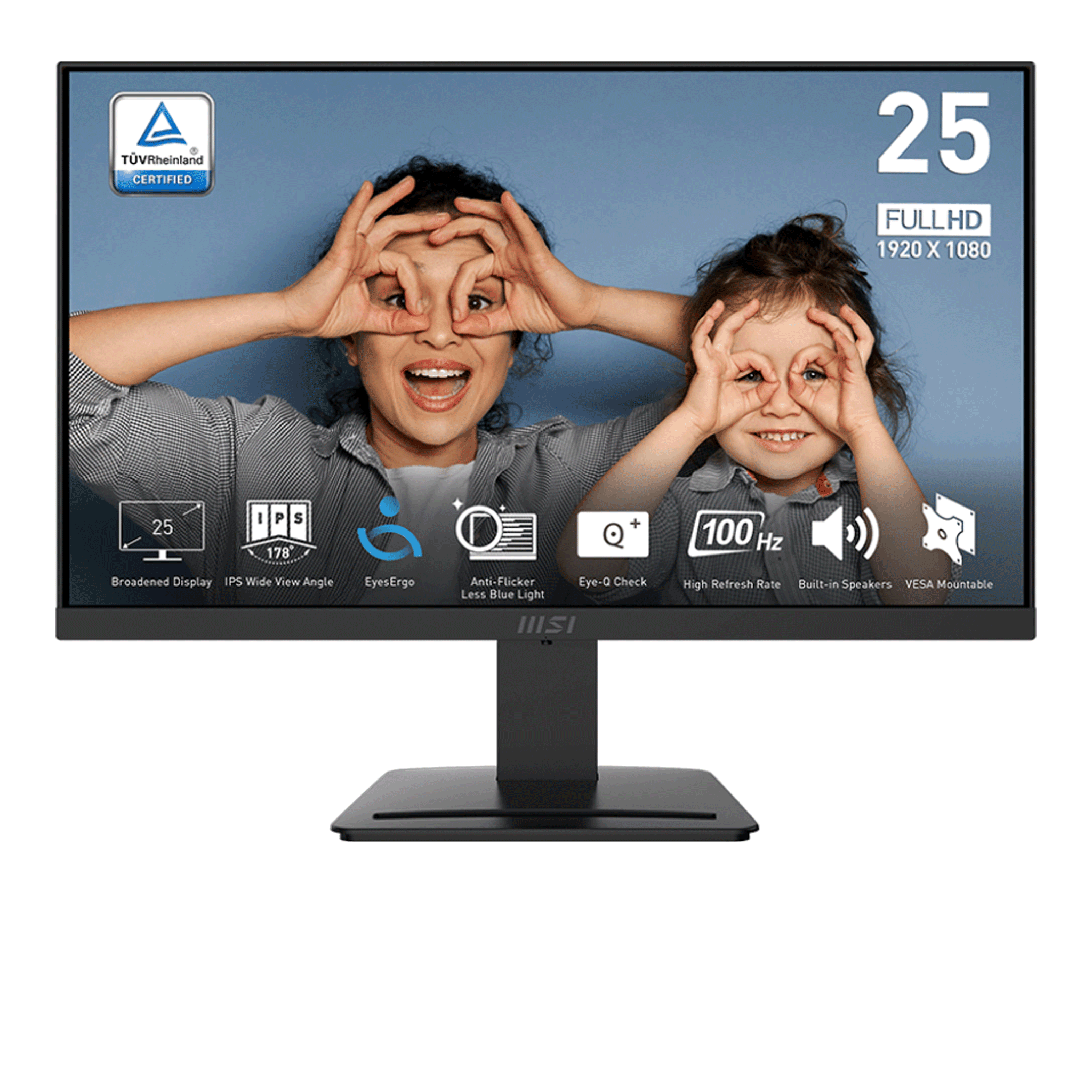 Màn hình văn phòng MSI Pro MP253 | 24.5 inch, Full HD, IPS, 100Hz, 1ms
