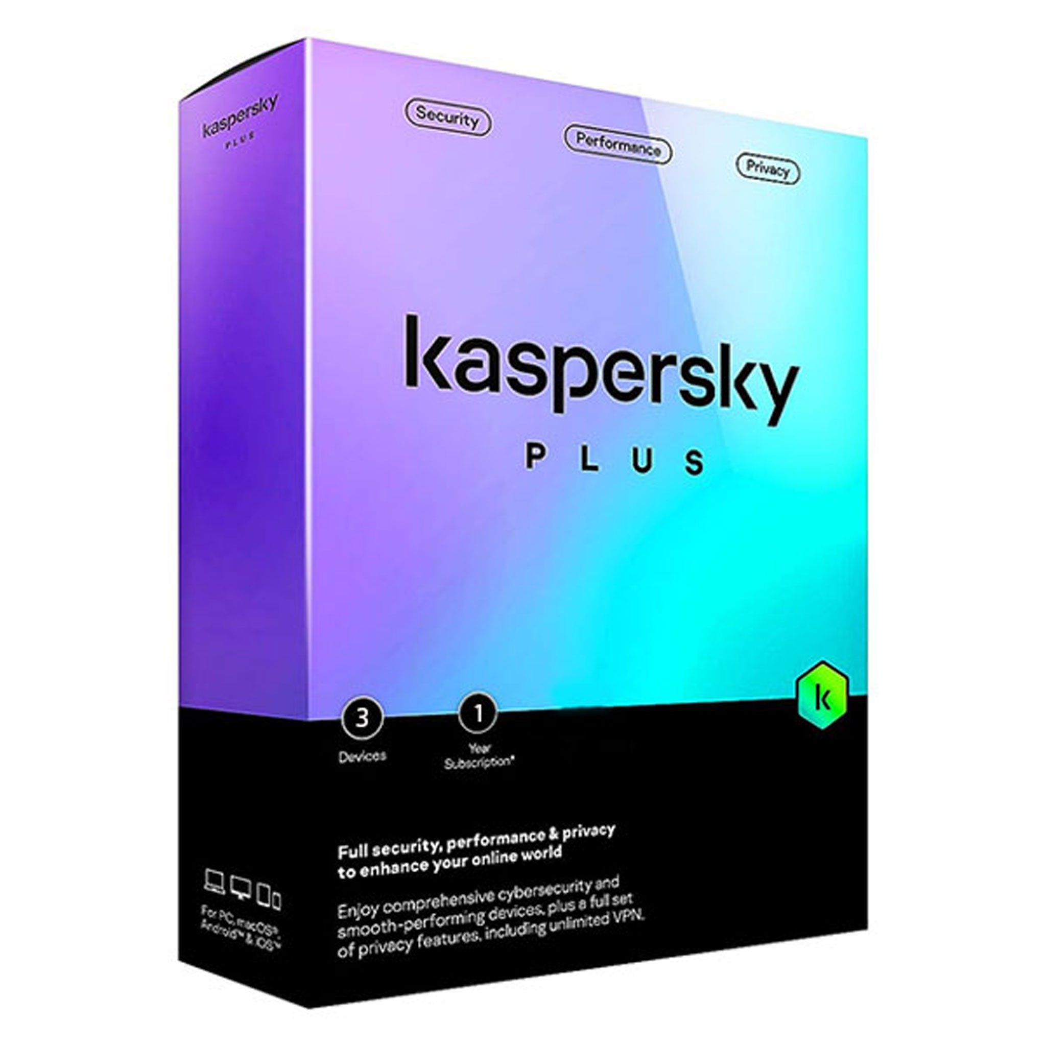 Phần mềm diệt Virus Kaspersky Plus 3 PC (Plus 3U)