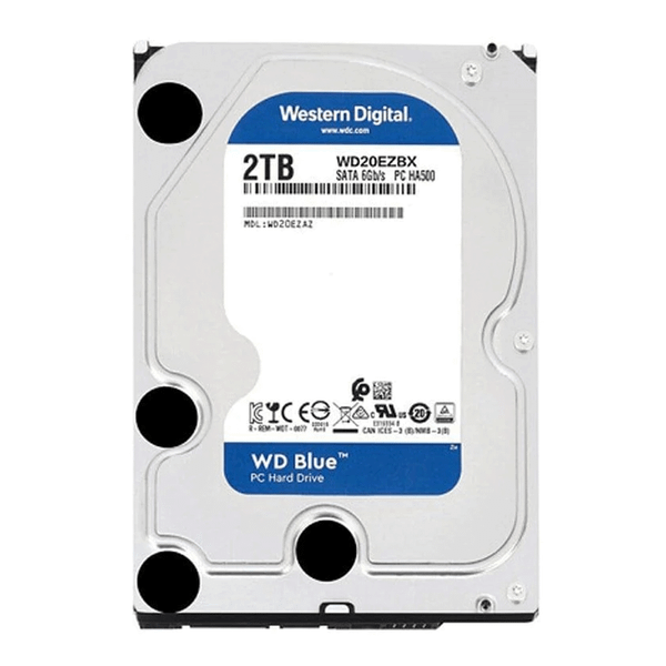  Ổ cứng HDD Western Digital Blue 2 TB | SATA III, 3.5" (WD20EZBX) 