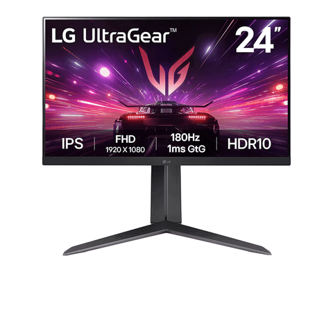 Màn hình Gaming LG 24GS65F-B.ATV | 24.8 inch, Full HD, IPS, 180Hz, 1ms, chân xoay