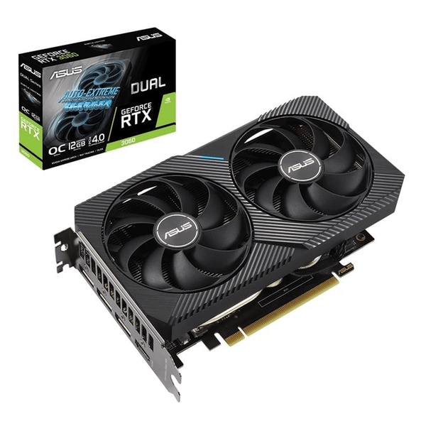  Card màn hình NVIDIA GeForce RTX 3060 ASUS Dual OC | 12GB GDDR6, 3584 CUDA, 650W 