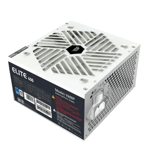 Nguồn máy tính VSP Elite Active PFC V600P - Trắng | 600W, ATX