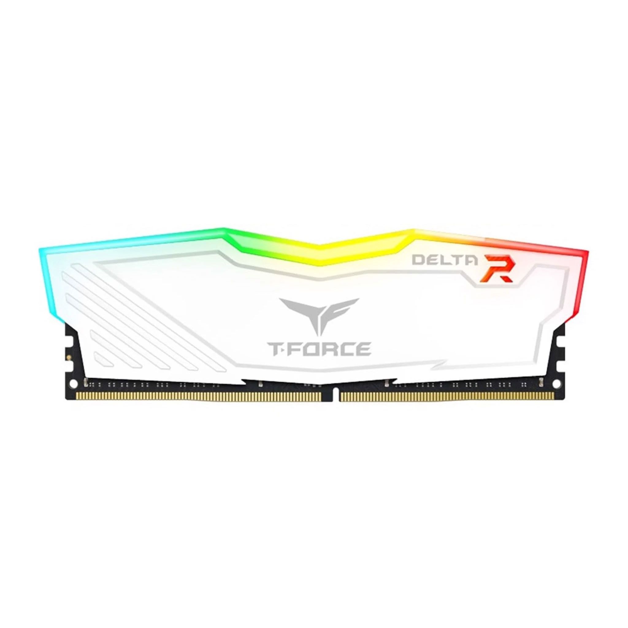 Ram TeamGroup T-Force Delta RGB White 32GB | 1 x 32GB, DDR4, 3600MHz