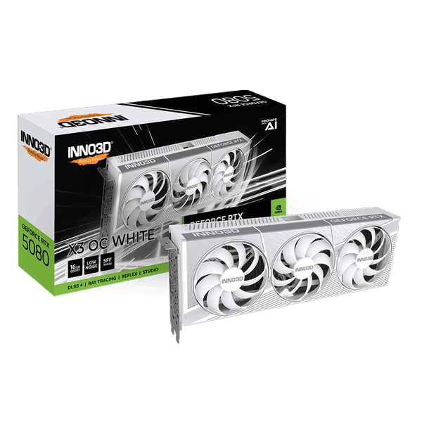  Card màn hình NVIDIA GeForce RTX 5080 INNO3D X3 OC | 16GB GDDR7, 10752 CUDA, 850W 