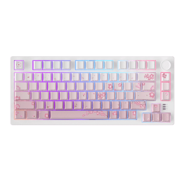 Bàn phím cơ gaming Dareu EK75 Pro | 3 Mode, TKL, Linear Switch, RGB, Pink 