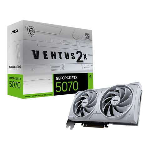 Card màn hình MSI RTX 5070 12G VENTUS 2X OC WHITE