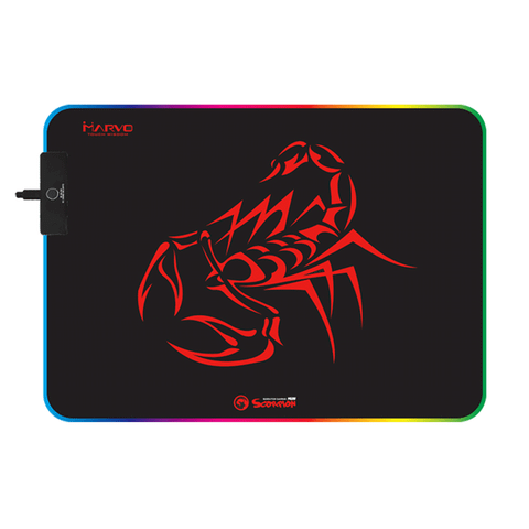 Lót chuột Gaming Led RGB MARVO MG08 | 25x35x0.4 cm