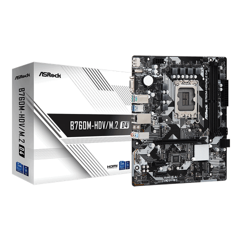 Mainboard Asrock B760M-Hdv/M2 Ddr4 