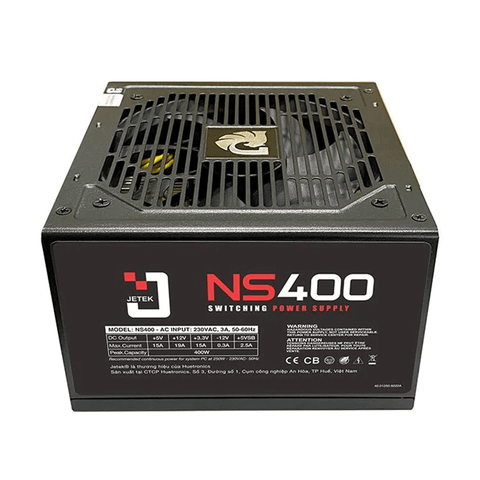 Nguồn Jetek STAR Power NS400 400W + Dây Nguồn