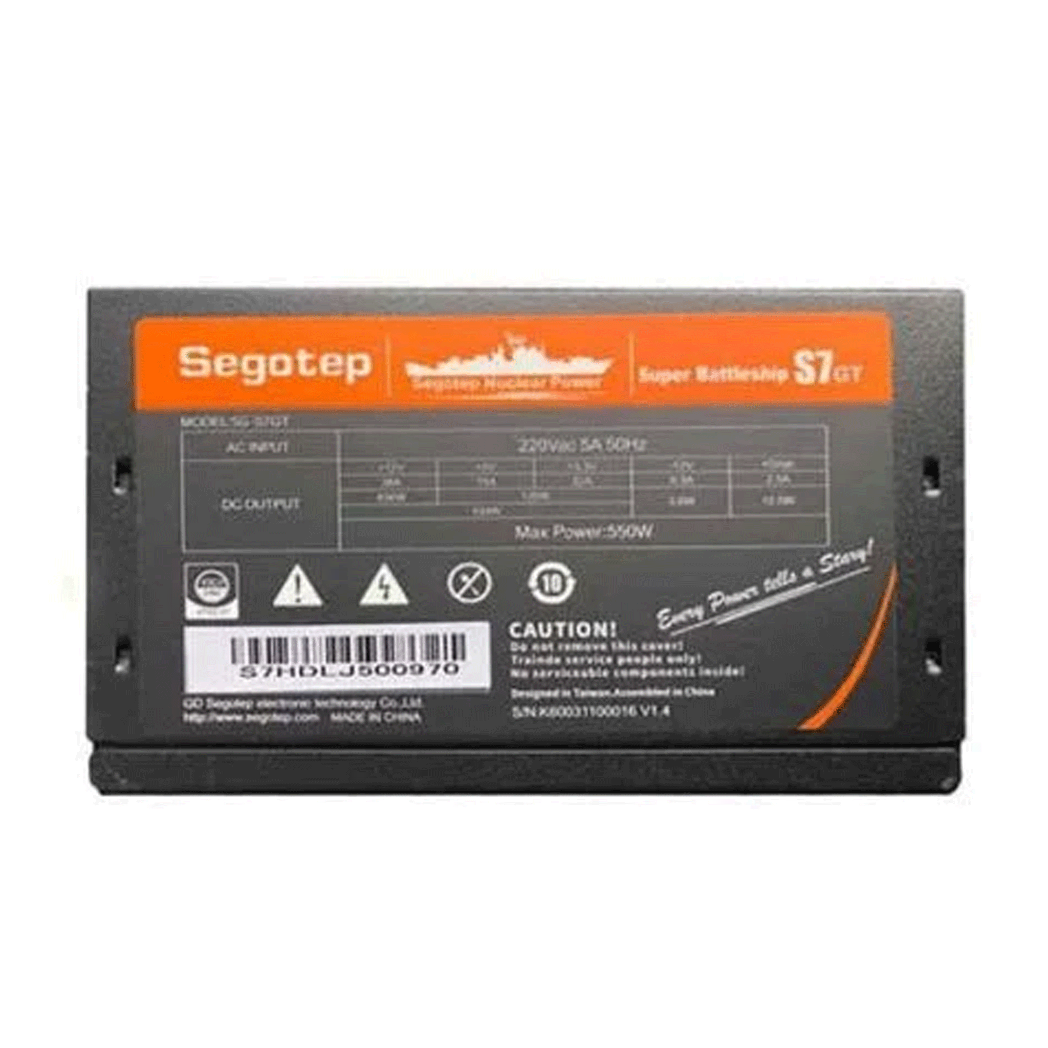 Nguồn Segotep 550W Super Battleship (S7GT-550W)