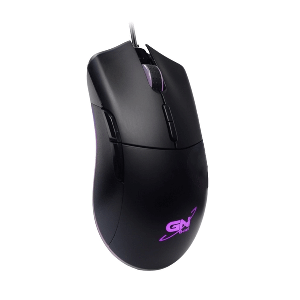  Chuột gaming Gnet GM105 | Có dây, 6400 DPI, 85g, RGB, Đen 