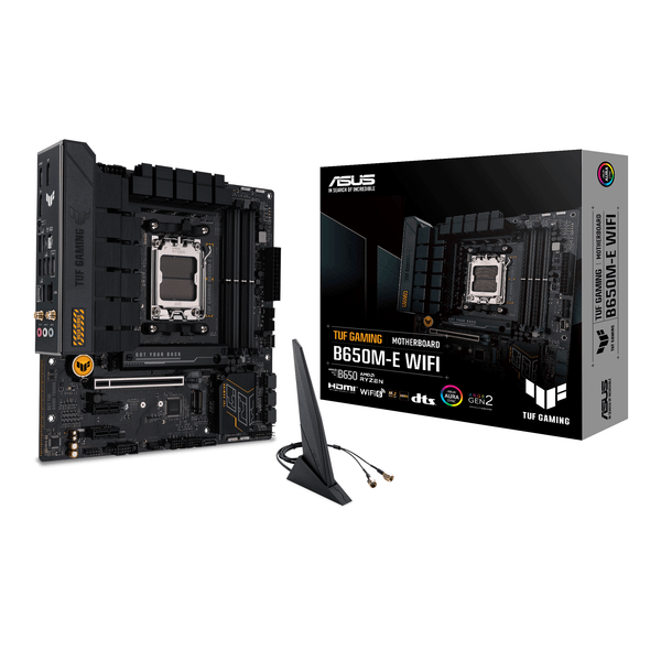  Mainboard ASUS TUF Gaming B650M-E Wifi DDR5 | AM5, mATX, 4 khe RAM 