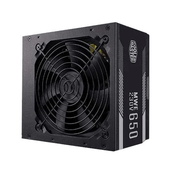  Nguồn máy tính Cooler master MWE 650W White 80 Plus 230V (MPE-6501-ACABW-EU) + Dây Nguồn | Non Modular, ATX 