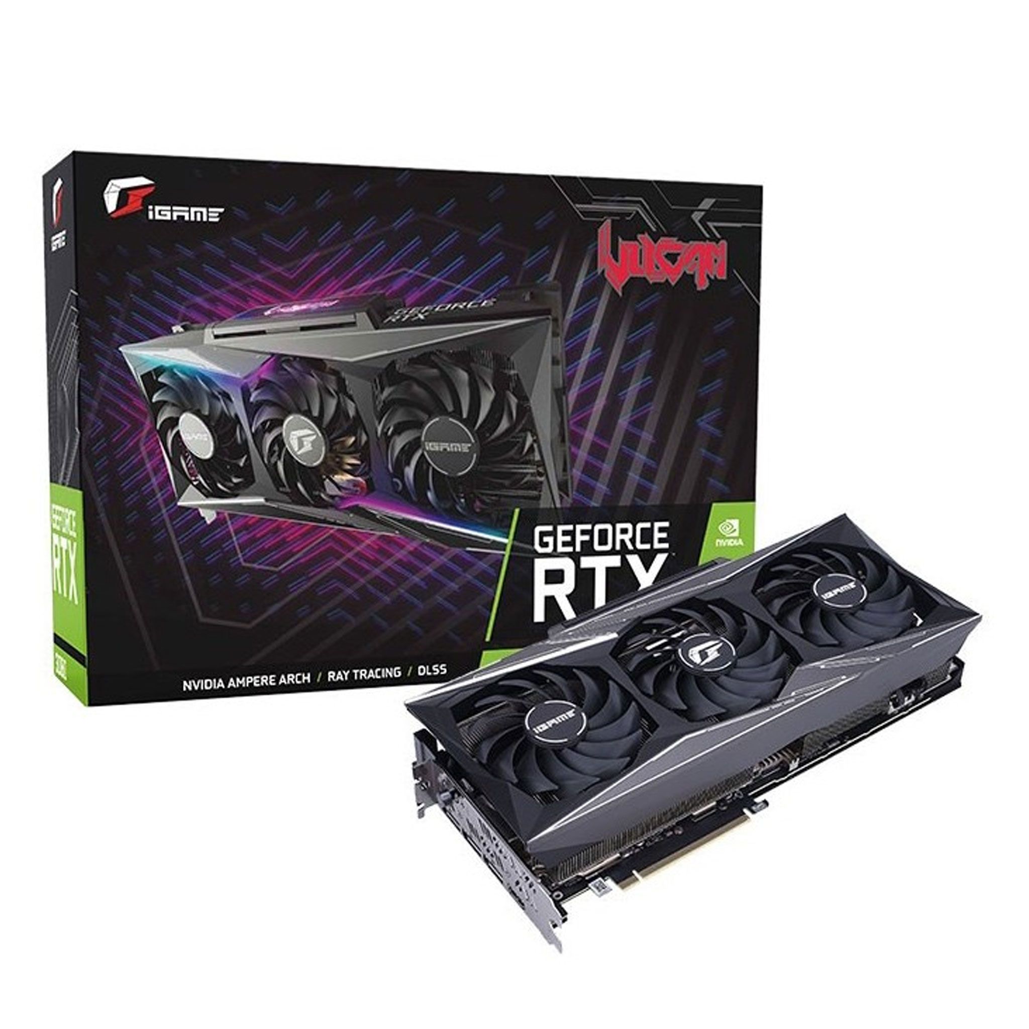 Card màn hình VGA COLORFUL iGame GeForce RTX 3090 Vulcan 24G-V OC