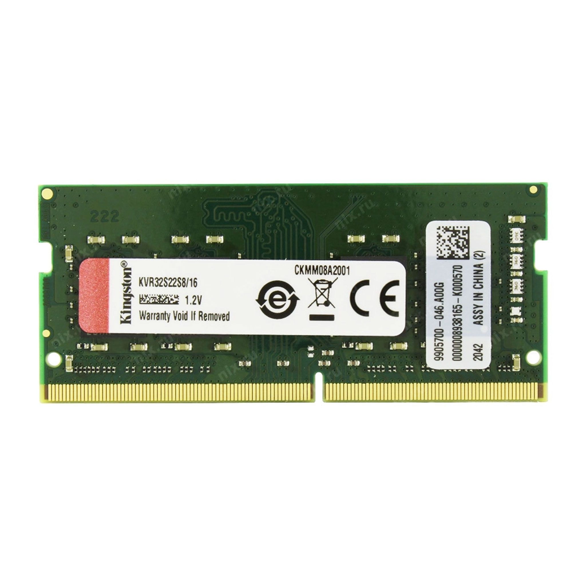 Ram Laptop Kingston 16GB 3200 MHz (KVR32S22S8/16)