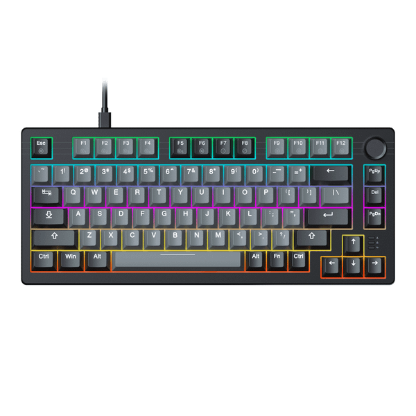  Bàn phím cơ gaming Dareu EK75 | Có dây, TKL, Linear Switch, RGB, Black/Gray 