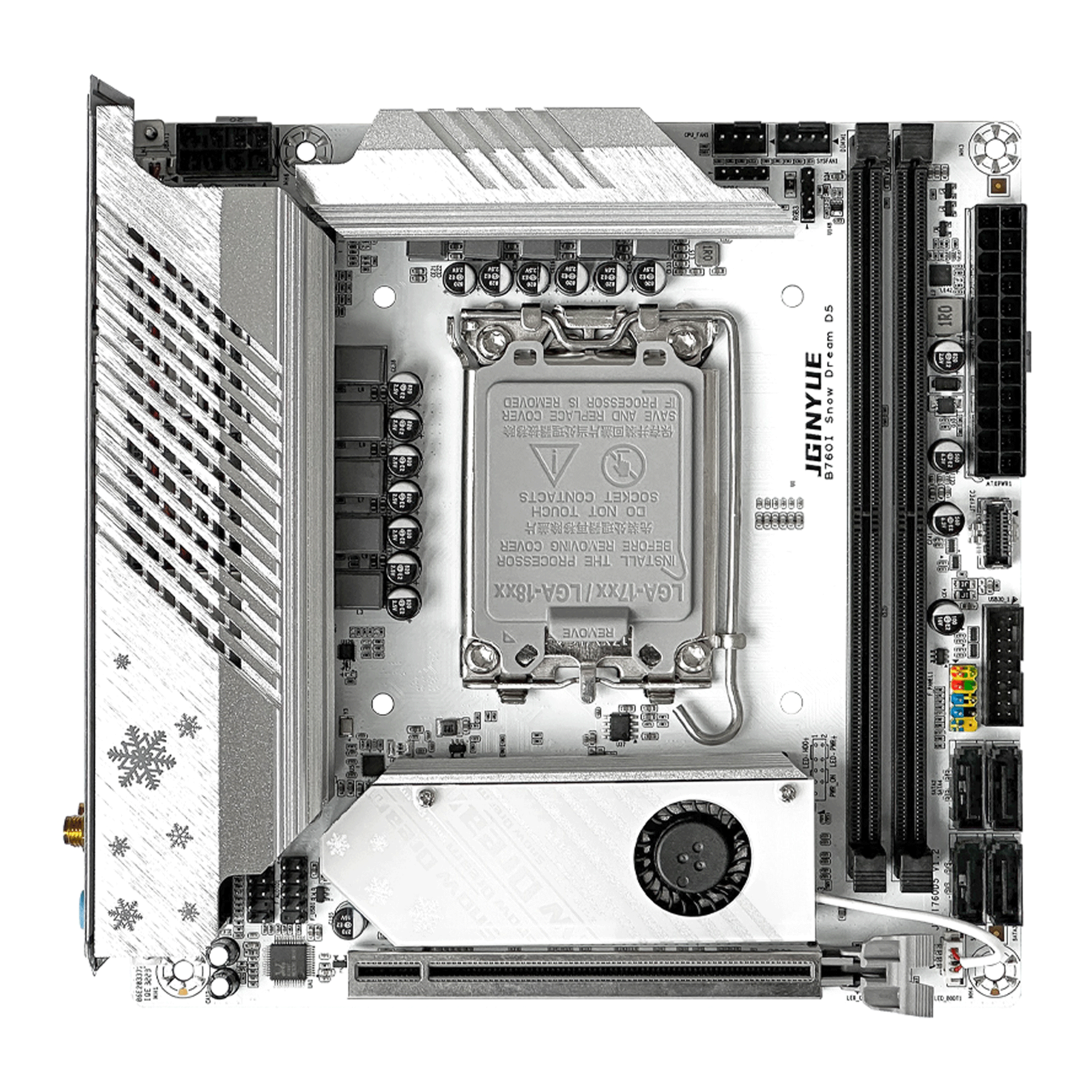 Mainboard JGINYUE B760-ITX Snow Dream DDR5 – TINHOCNGOISAO.COM