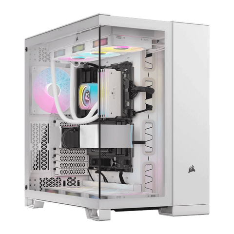 Thùng máy Corsair 6500X Mid Tower Dual Chamber - Trắng (CC-9011258-WW)