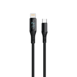  Cáp sạc nhanh Bison CB211 Black | C to Lightning, 27W, 1.2m 