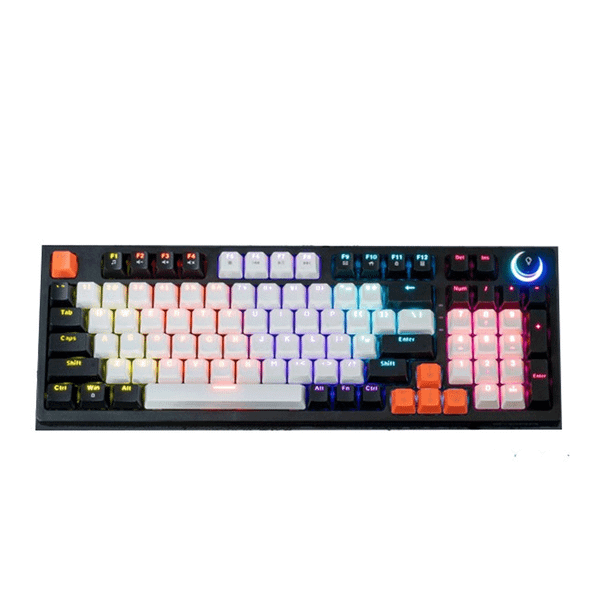  Bàn phím cơ gaming E-Dra EK398 Beta | Có dây, Fullsize, Clicky Switch, RGB, Black/White 