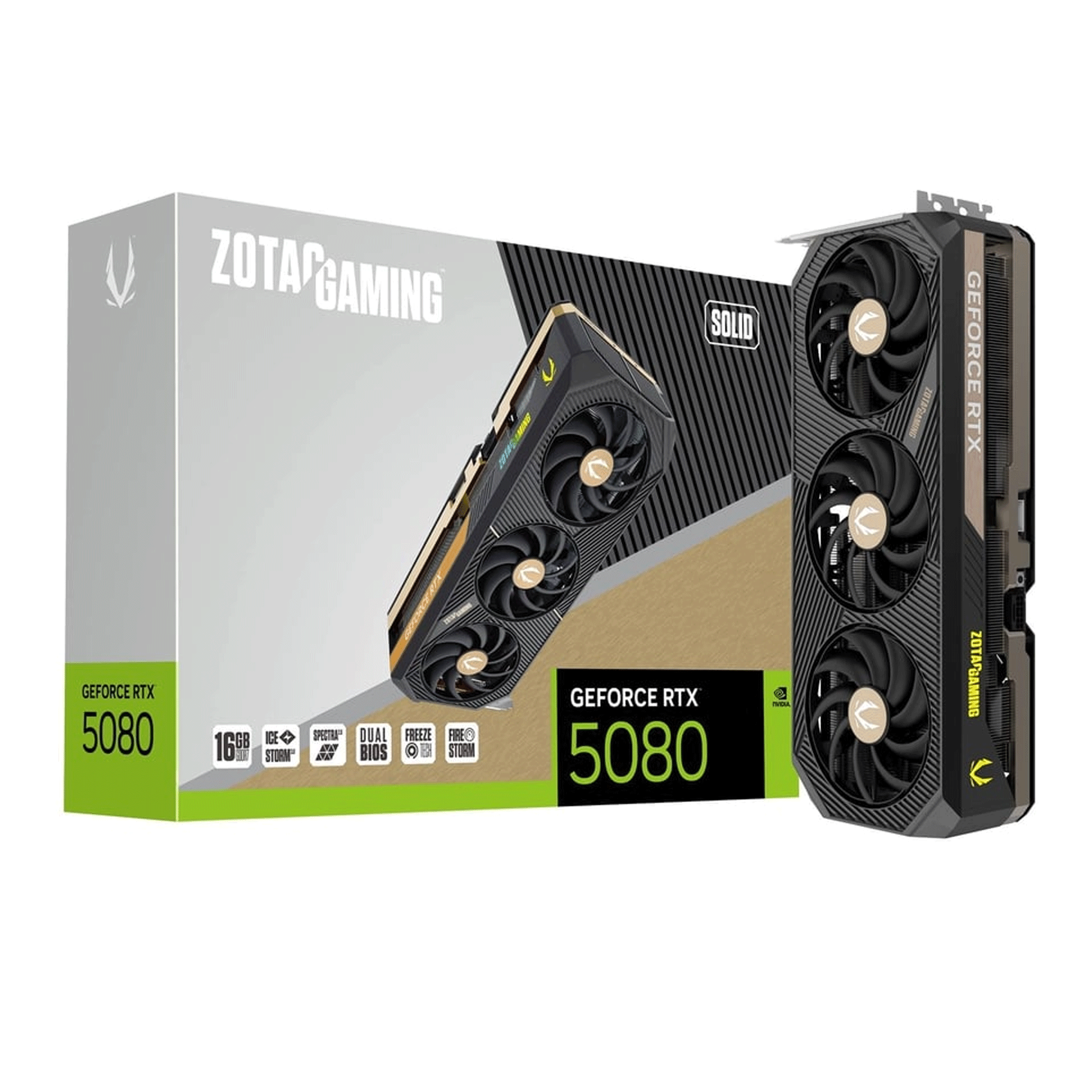 Card màn hình VGA Zotac Gaming GeForce RTX 5080 SOLID