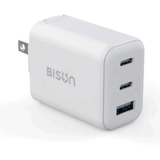  Củ sạc nhanh mini Bison BCH670 White GaN 65W 