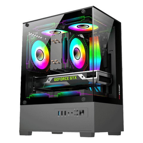Thùng máy Magic MIX - Đen | Micro ATX, không kèm fan