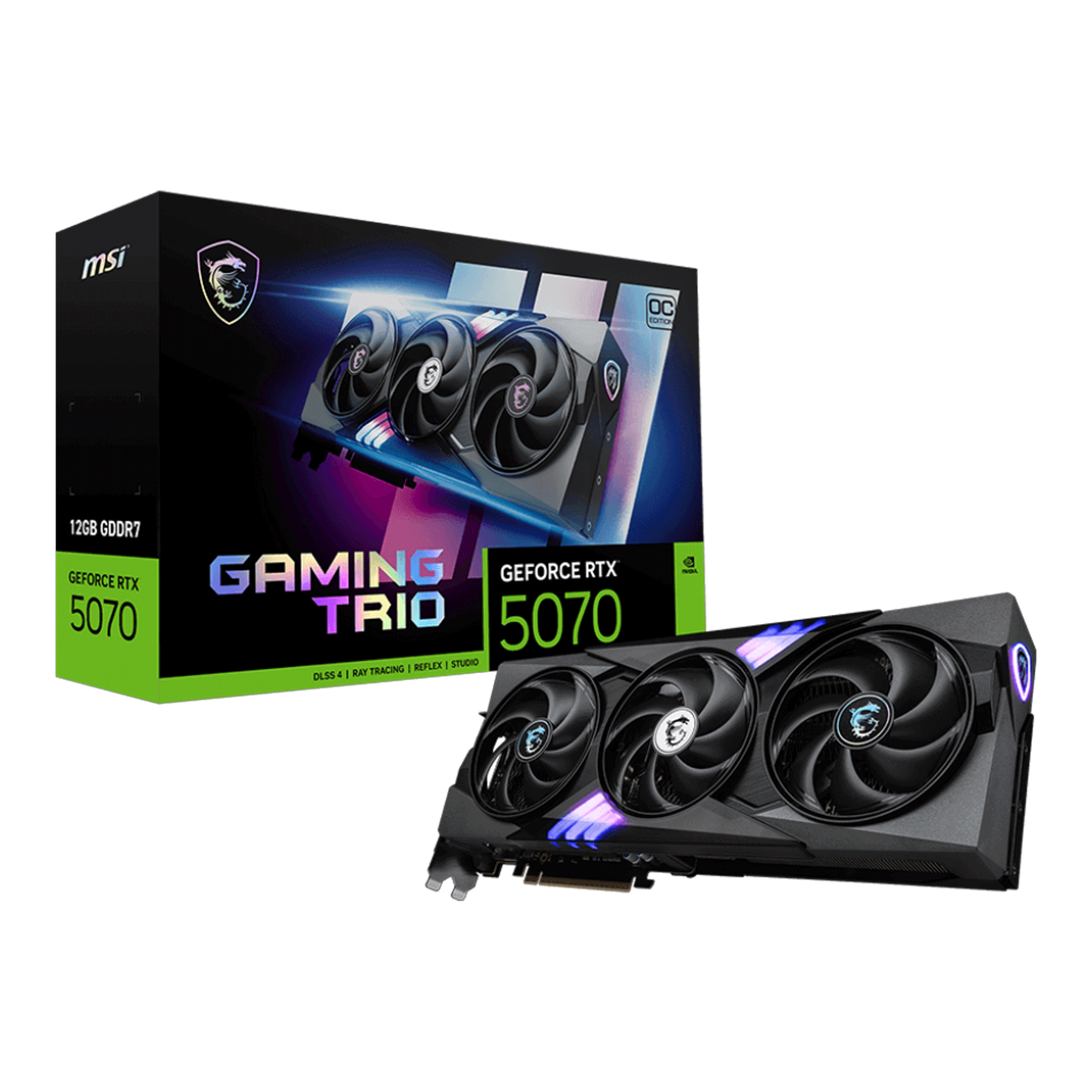 Card màn hình MSI RTX™ 5070 12G GAMING TRIO OC