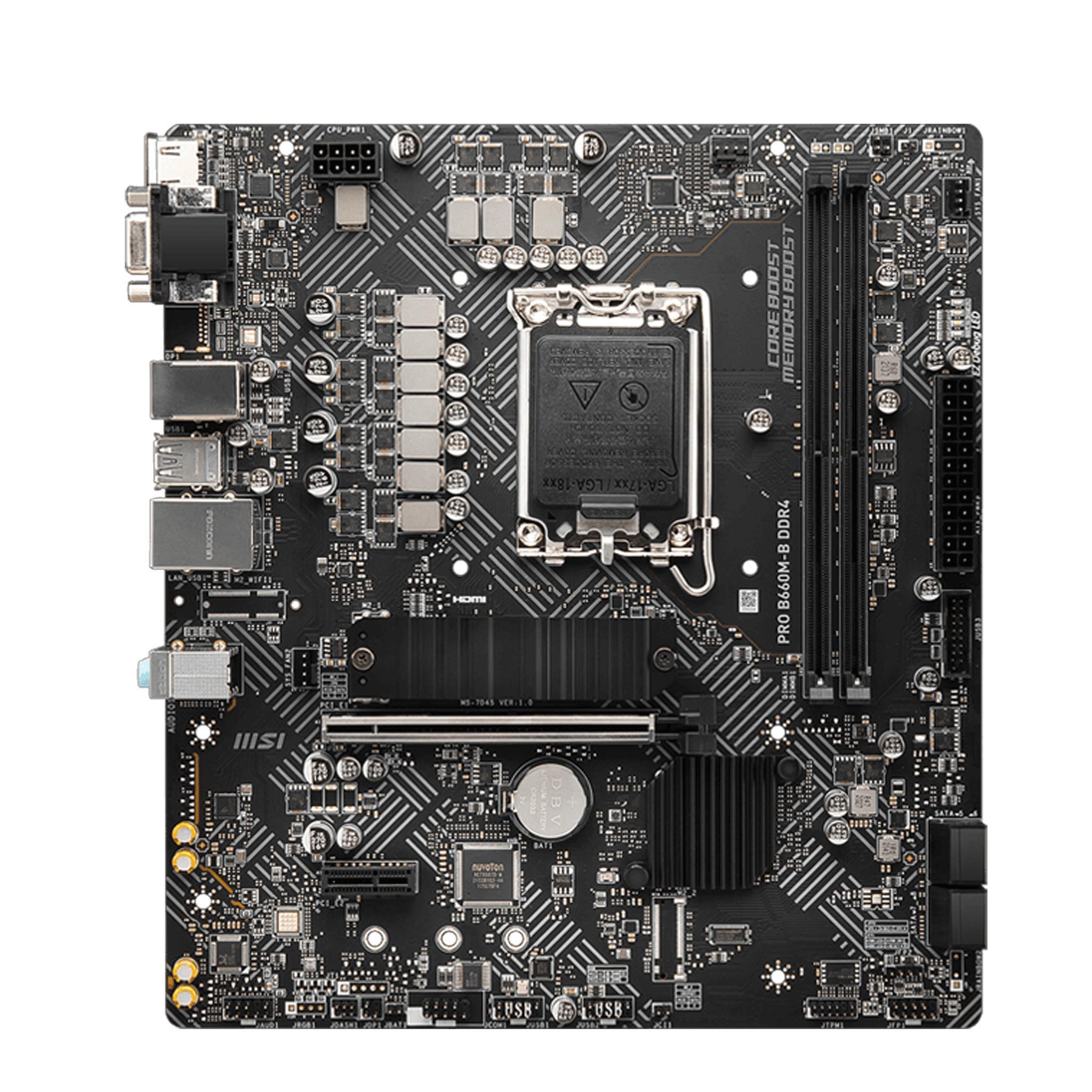 Ddr4 Boost Mobo Msi B460m Pro MSI B460M PRO Desktop Motherboard