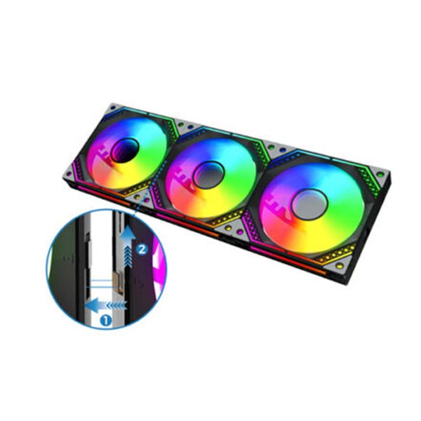  Quạt tản nhiệt PC Leopard S12025 | Fan lẻ 120mm, ARGB, Đen 