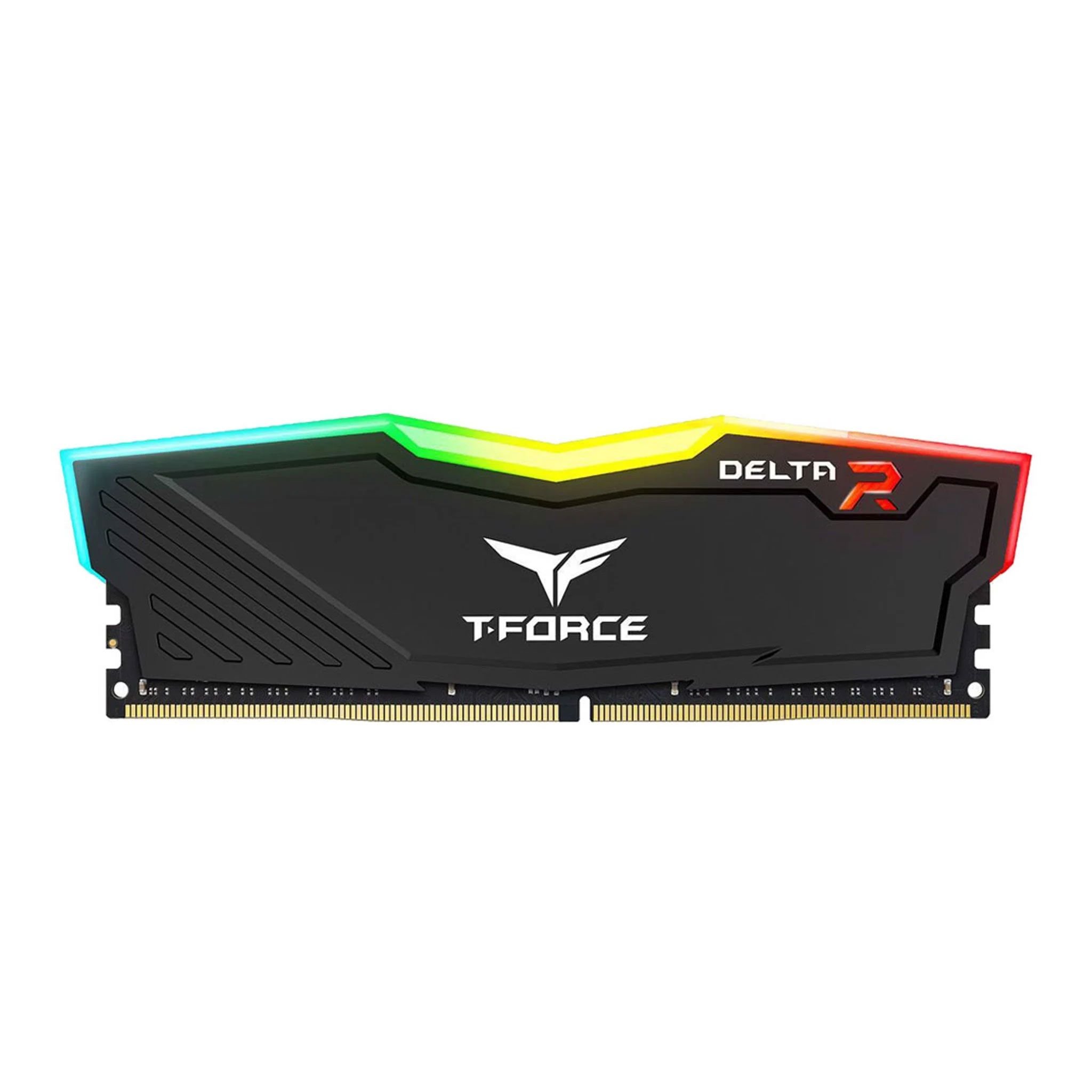 Ram TeamGroup T-Force Delta Black RGB 32GB | 1 x 32GB, DDR4, 3600MHz