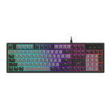  Bàn phím cơ Dare-U EK104 Gray - Black | 2 sides RGB strip, Multi-Led, PBT, Dream Switch 