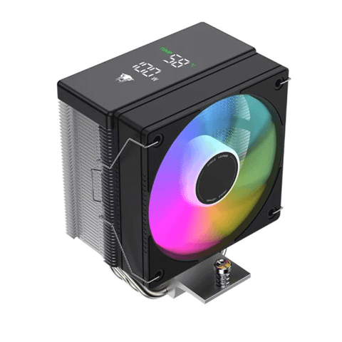 Tản nhiệt khí Leopard AF400S DGT | ARGB Display, Đen