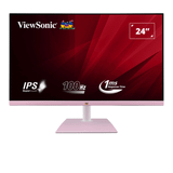  Màn hình văn phòng Viewsonic VA2436-H-PN | 24 inch, FHD, IPS, 100Hz, 1ms, hồng 