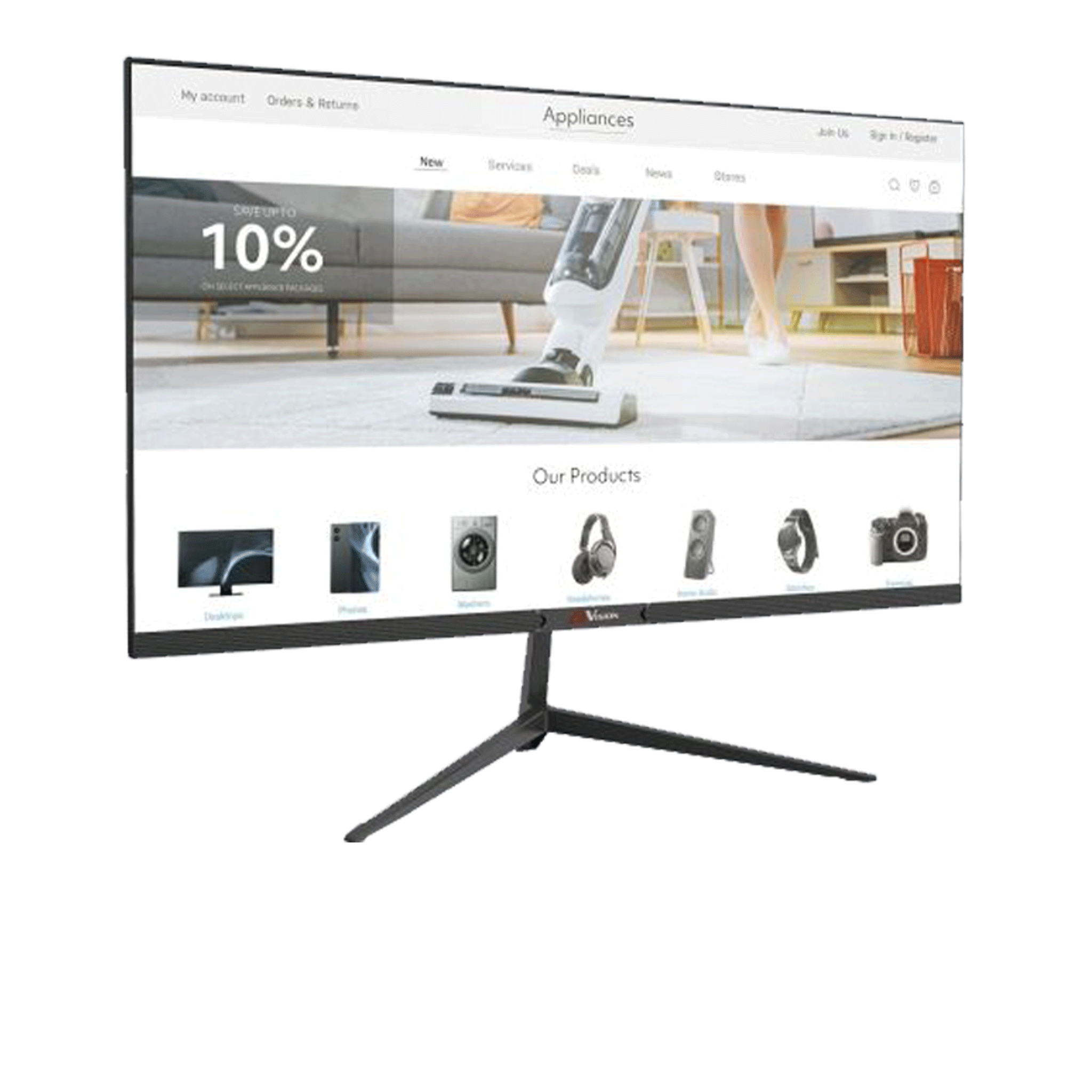 Màn hình AIVISION 27 A273FS - Black | 27 inch, Full HD, IPS, 100Hz, 5ms, phẳng